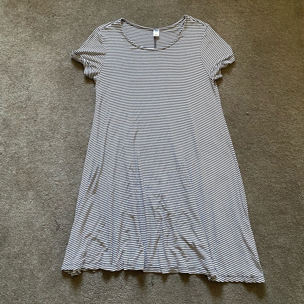 Old Navy Striped T-Shirt Dress